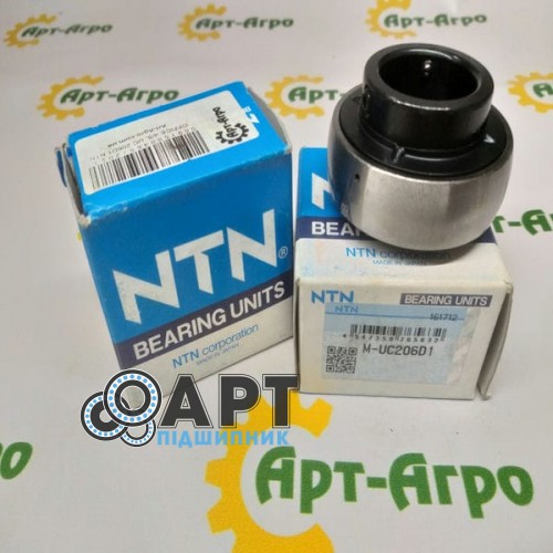 UC 206D1 NTN Підшипник однорядний кульковий