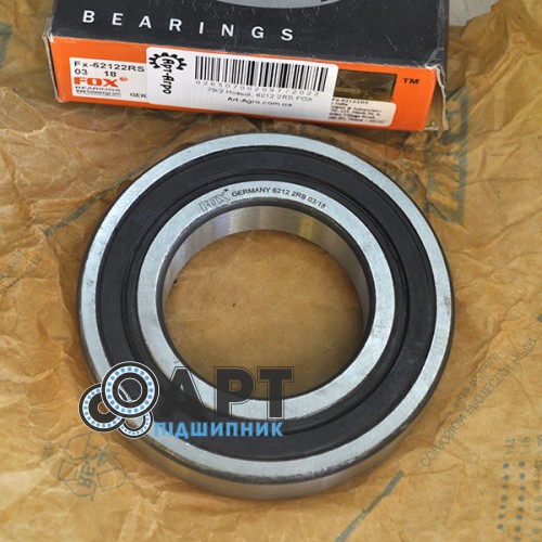 6212 2RS FOX Germany Підшипник однорядний кульковий