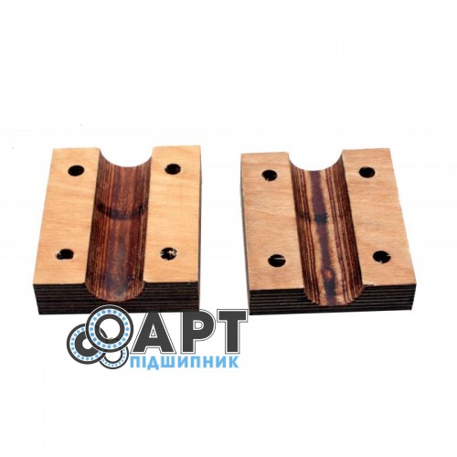 Дерев'яний підшипник для вала соломотряса 35мм комбайна John Deere [TR]