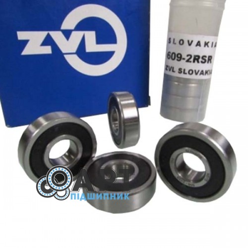 609-2RS ZVL Підшипник однорядний кульковий
