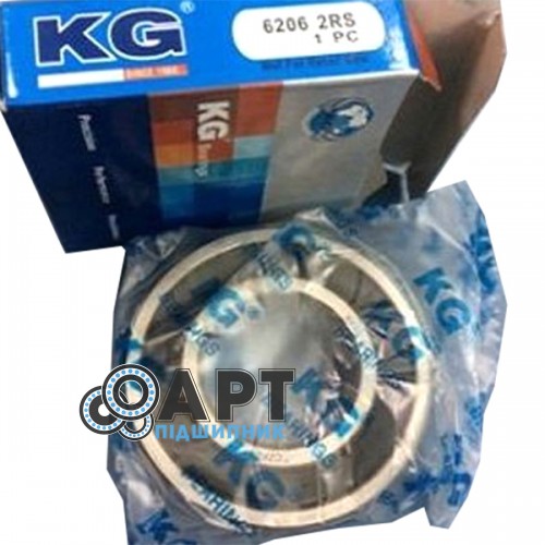 6206-2RS KG Підшипник однорядний кульковий