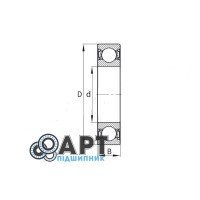 62304-2RS HARP Підшипник однорядний кульковий